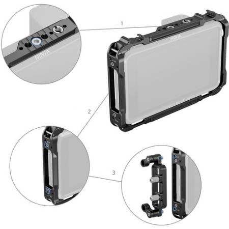SmallRig CMA2209B - klatka do  Atomos Ninja, montaż